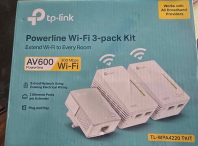 Powerline Wifi 3-pack Kit