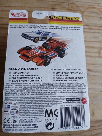 Hot Wheels,2013 Flying Customs ,jeep Cj-7