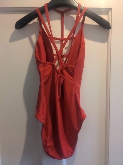 Red bodysuit
