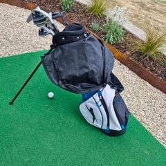junior golf bag and irons