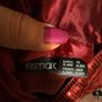 Esmara red wine velvet zipped hoodie with sequins size UK18 EU46 Postage included Image 8