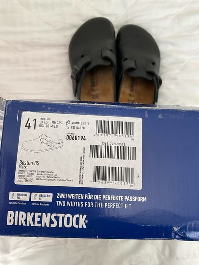 birkenstock Boston clogs with box