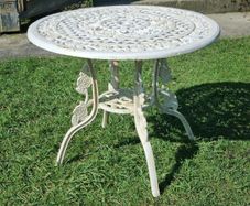 Cast Iron Table Round  Large  Style H H295