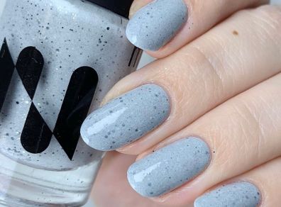 Nail polish Masura sugar marble grey