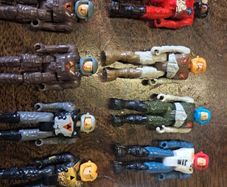 Vintage 1986 Coleco StarCom Action Figures Lot of 9