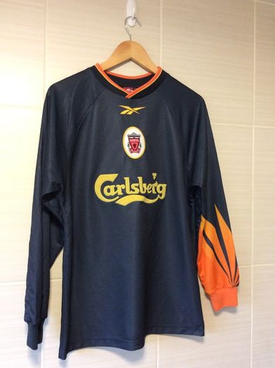 Liverpool Jersey. Official Reebok Mens Goalkeepers Jersey. Season 1999/2000. True Vintage. From The Time.Not A Modern Remake.