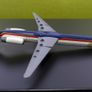 Trans World Airline 1:200 scale model airplane, MD-80 aircraft, Wings of Pride livery, made by Wooster Image 4