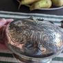 Silverware antique teapot Image 4