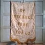 Antique Catholic Procession Banner Image 2
