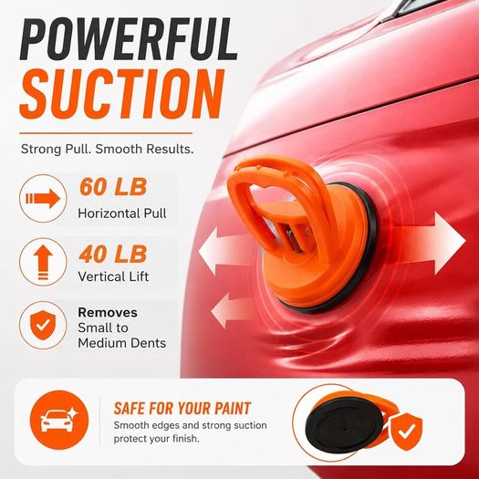 2 Pack 5.5cm Car Dent Puller Suction Cup Tool