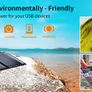 Tech Travel Solar Charger with USB Solar Panel Image 6