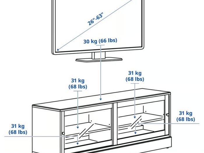 IKEA HAVSTA TV bench with plinth