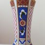 Aynsley "Imperial" fine bone china vase with 22 karat gold accents  height 16cm Image 4