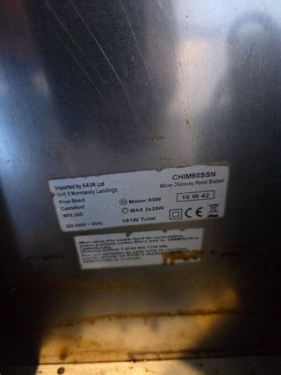 2 Stainless Steel Cooker Hood Extractors