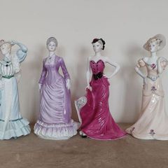Vintage Coalport porcelain Figurines