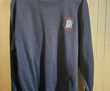 Adamstown Community College Navy Crewneck School Jumper / Sweatshirt size M