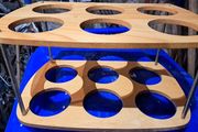 X6 bottle wooden wine bottlers holder