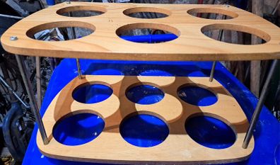 X6 bottle wooden wine bottlers holder