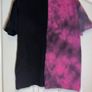 BooHoo Man 2 Piece Twin Set Purple and Black Top and Shorts Image 2