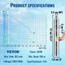 NEW SALE | Deep Well Submersible Pump, 550W 230V/50Hz, 35L/min 108 m Head Sand Resistant <5%, 20 m Electric Cord, 7.6 cm Stainless Steel Water Pumps for Industrial, Irrigation & Home Use, IP68 Waterproof Image 6