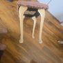 vintage dressing table stool Image 3