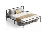 Metal Double Bed Bedroom black