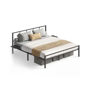 Metal Double Bed Bedroom black FREE DELIVERY