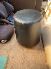 Leather Footstool