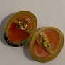 Vintage 9ct Gold Cameo Earrings Image 5