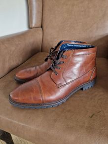 Leather boots
