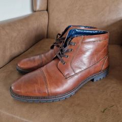 Leather boots