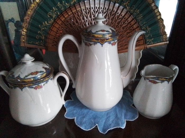 Classic Limoges Three Piece Coffee/Tea Set