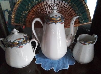 Classic Limoges Three Piece Coffee/Tea Set