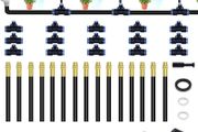 Drip Irrigation Kit Automatic Drip Irrigation System,  Bendable Garden Irrigation System, Garden Watering System Adjustable Bendable Nozzle Copper Sprayer System For Garden