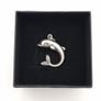 Vintage Silver Dolphin Charm Pendant Image 10