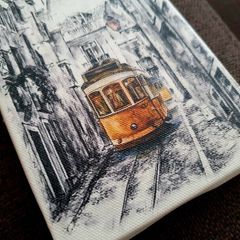 Lisbon Tram Canvas Wall Art