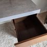 Modern Executive Desk // Walnut & Concrete Finish Image 3