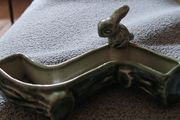 Wade Vintage Rabbit on Log Trinket Dish