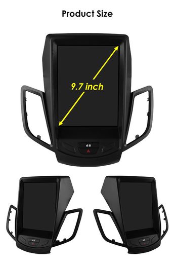 2Din Android 14 Car Multimedia Player for Ford Fiesta MK7 2009-2016 GPS Carplay Auto 4G AI Intelligent Screen Autoradio 360 Cam