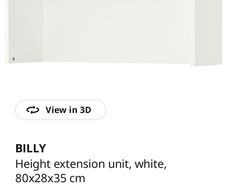 IKEA Billy bookcase extensions