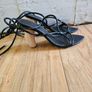 Aje Designer Strappy Wooden Heels Image 2