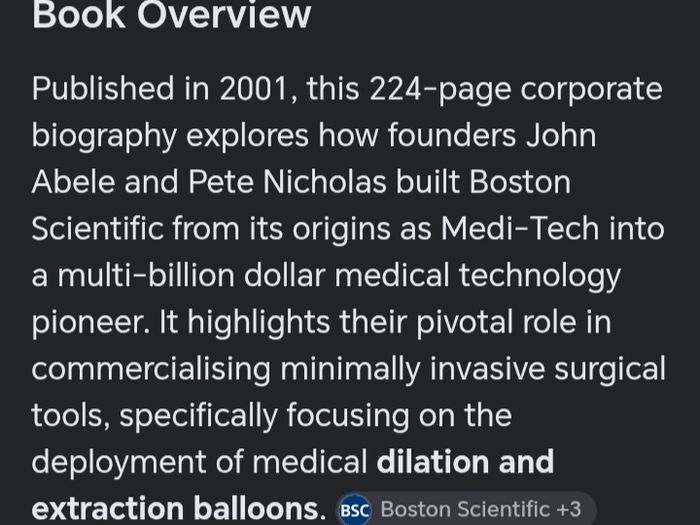 Boston Scientific History Book