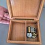 Vintage  Wooden Musical Jewellery Trinket Box Image 3