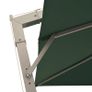 Hanging Parasol 300x300 cm Green Aluminium Pole Image 4