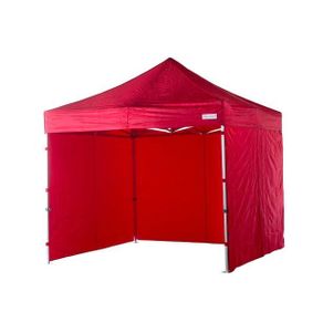 3m x 3m Heavy Duty Gazebo - Red