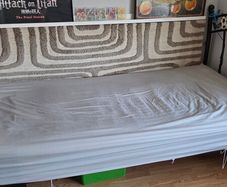 Soccer single bed with mattress