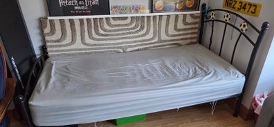 Soccer single bed with mattress