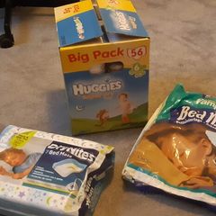 Nappies and bed mats
