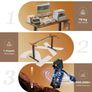 160x60cm, movable monitor stand for Game and Home Office Image 5