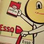 "FREE POST" Esso garage sign tin metal sign Image 2